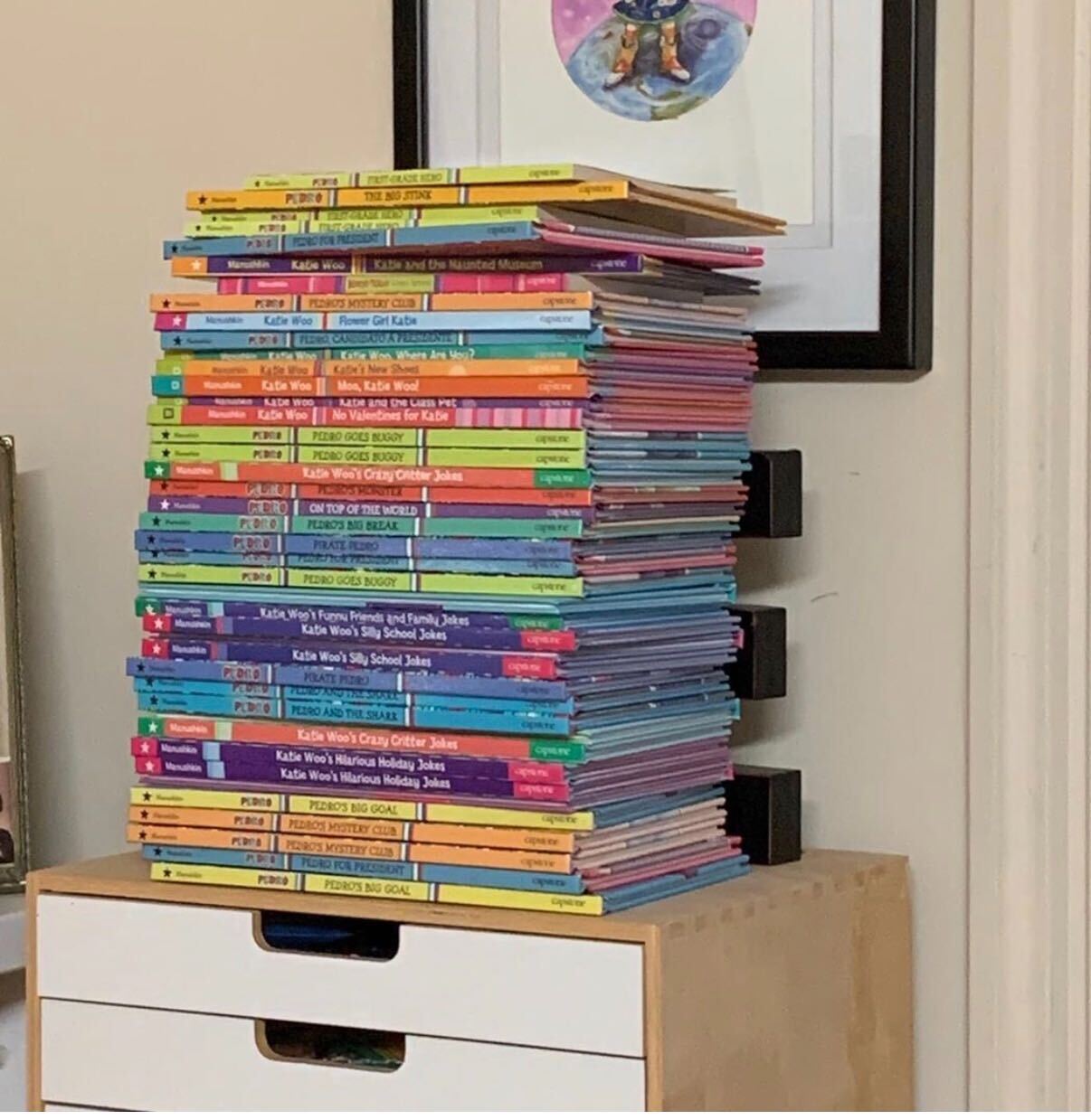 Stack of Books illustrated by Tammie Lyons