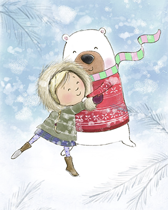 Winter is quickly approaching! Dancing with a bear is always fun.