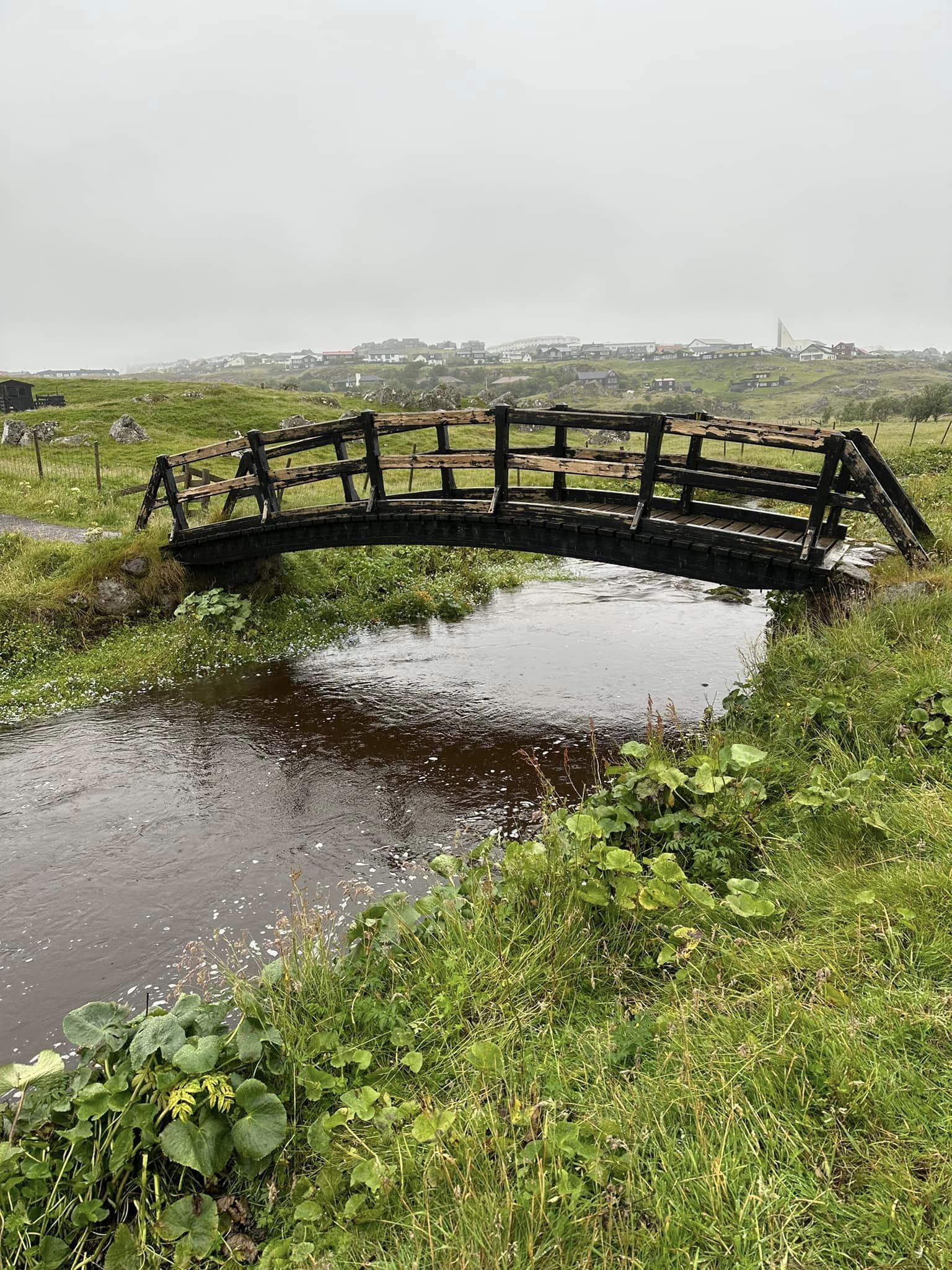 The sun has gone. Cold and rainy in the Faroe Islands. Great hike today even if I was wet.